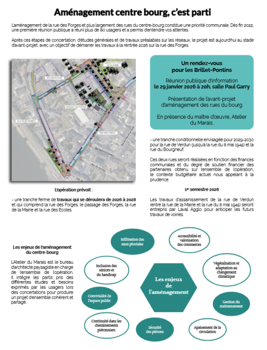 Am&eacute;nagement centr-bourg