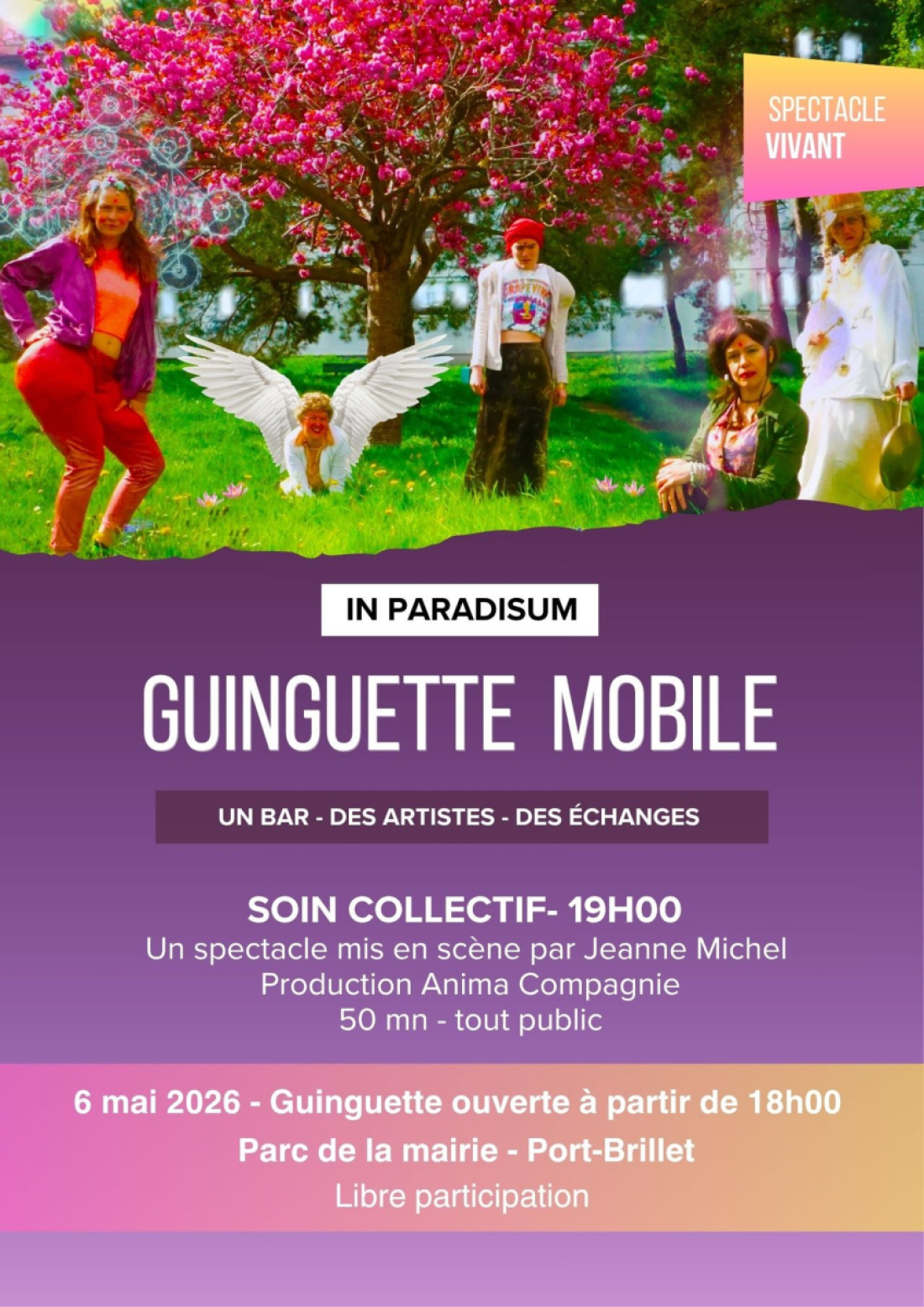 Guinguette mobile Spectacle Soin Collectif