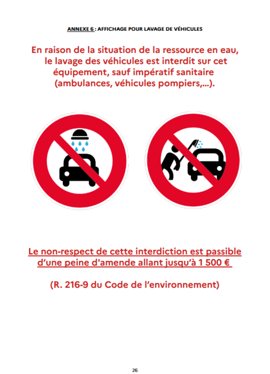 Restrictions des usages de l’eau en Mayenne