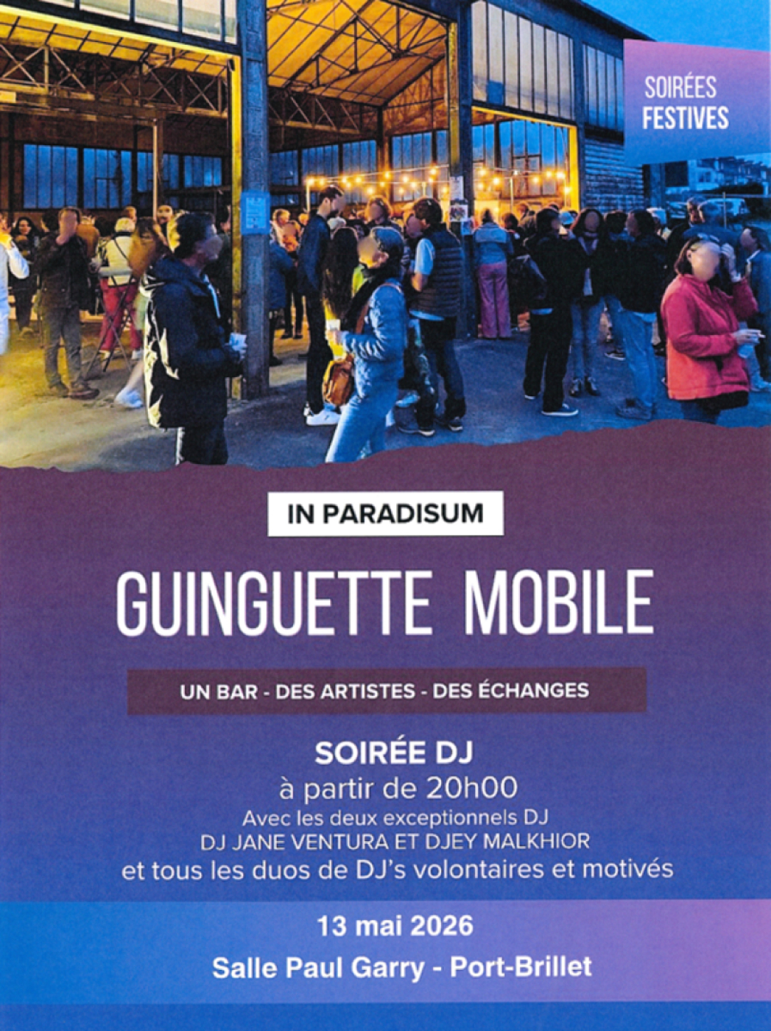 Guinguette mobile Soir&eacute;e DJ