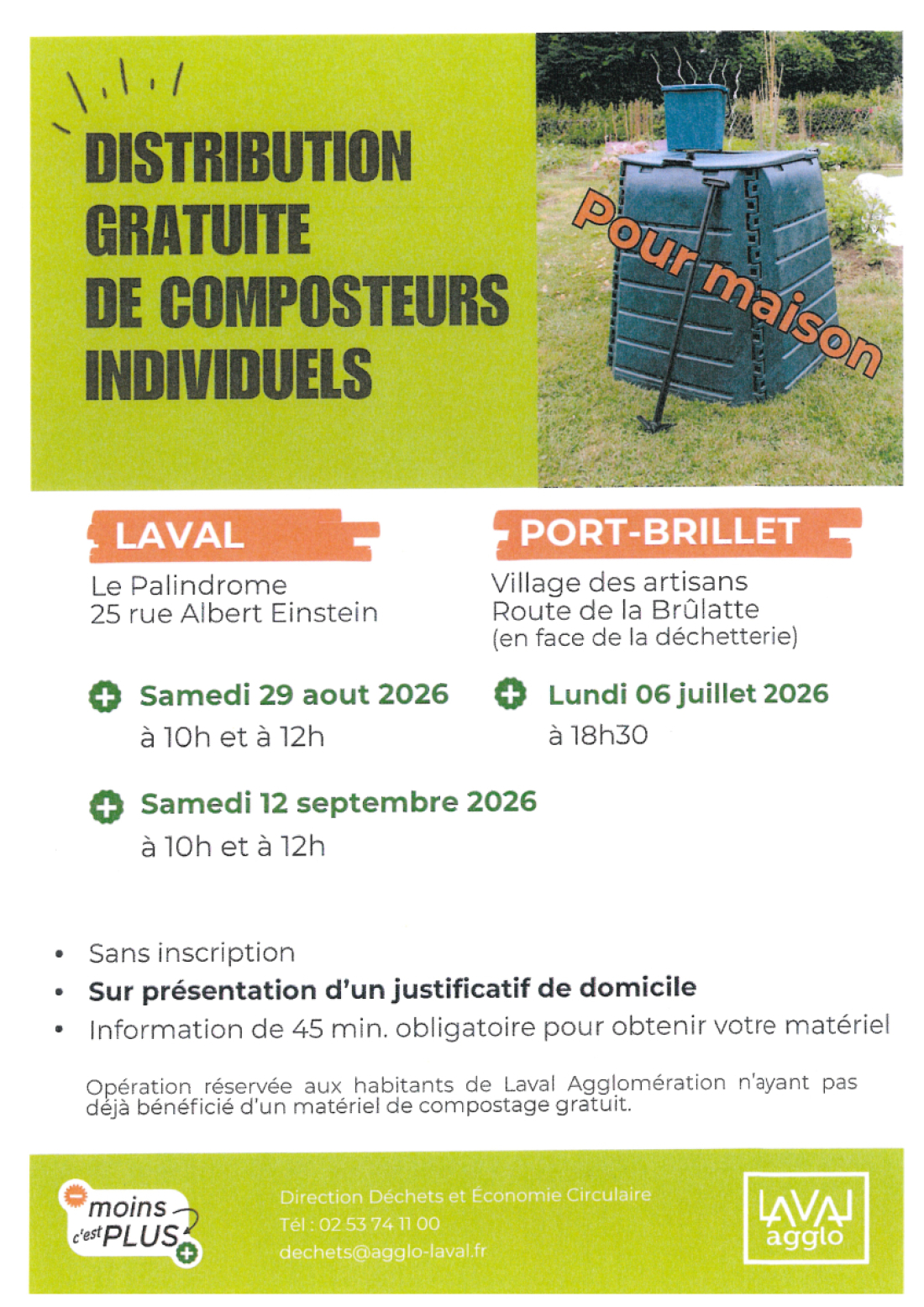 Distribution composteurs
