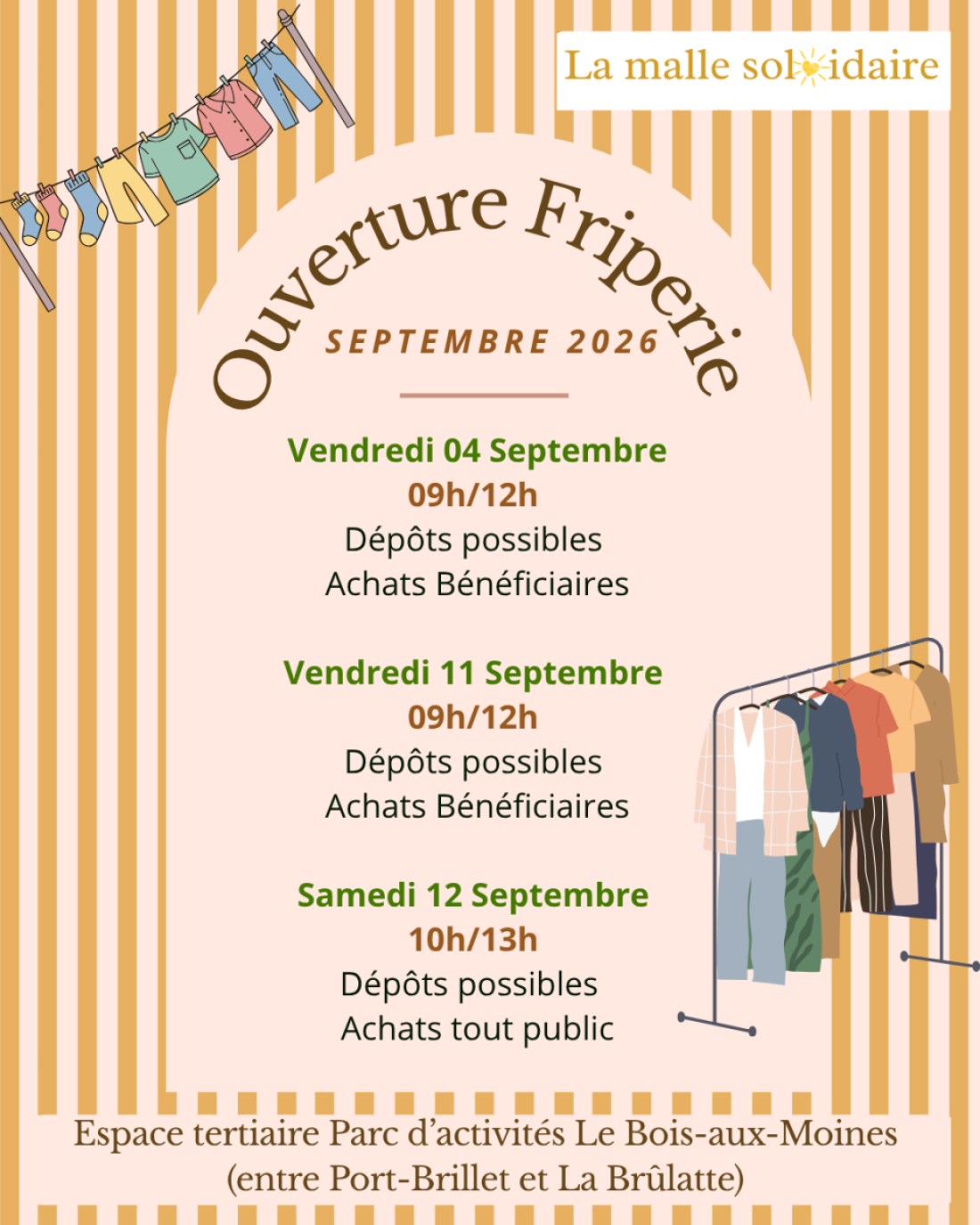 Friperie La Malle Solidaire