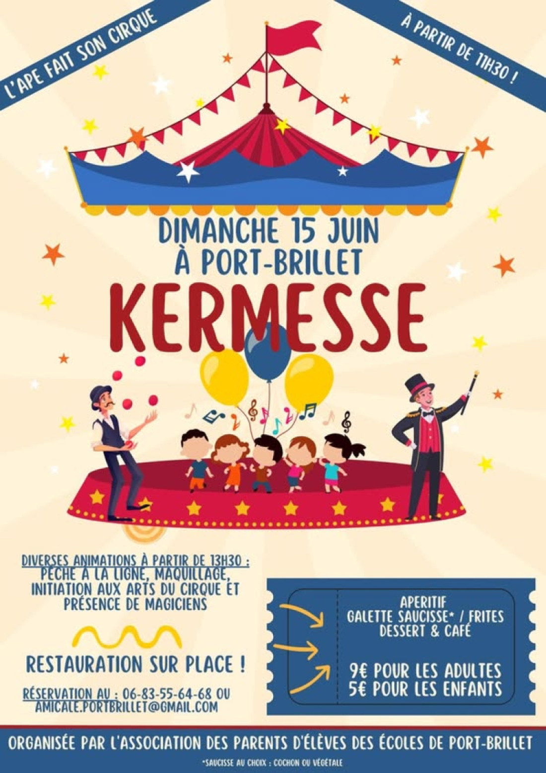 L'APE fait son cirque